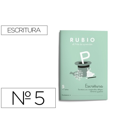 Cuaderno rubio caligrafia nº 5